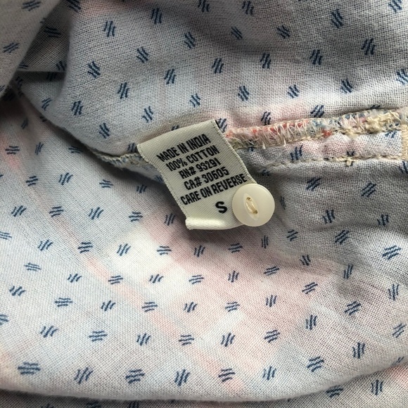 Dylan Plaid Long Sleeve Button Down Shirt Size S - Picture 5 of 6